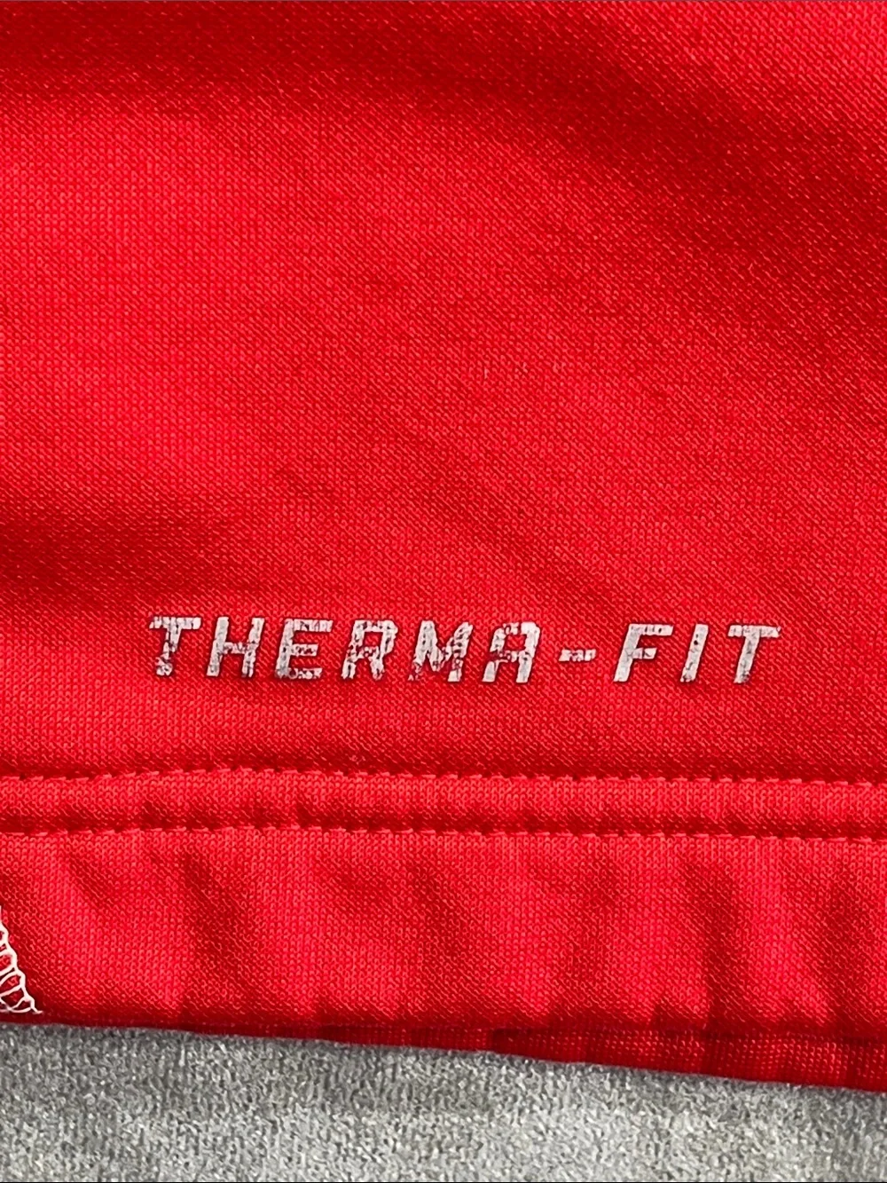 Nike Therma-FIT 1/4 Zip Pullover Red Athletic Fleece Men’s Large